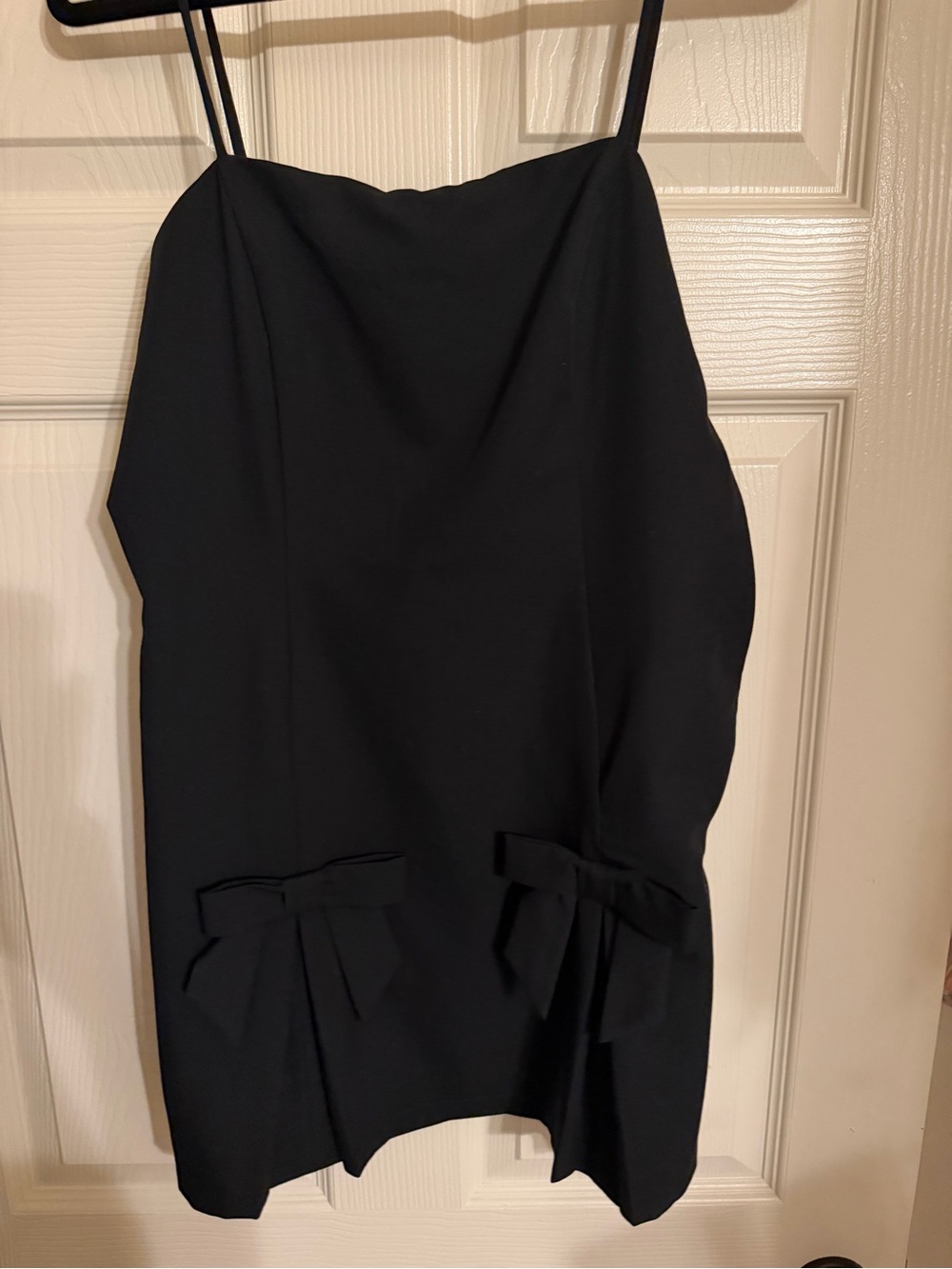 Women’s Black Bow-Accent Dress